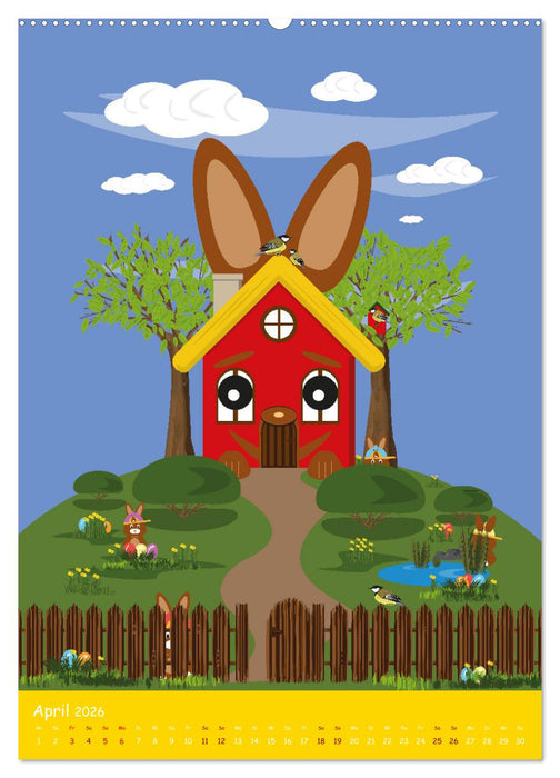 Häuschens Jahreszeiten-Abenteuer (CALVENDO Wandkalender 2026)