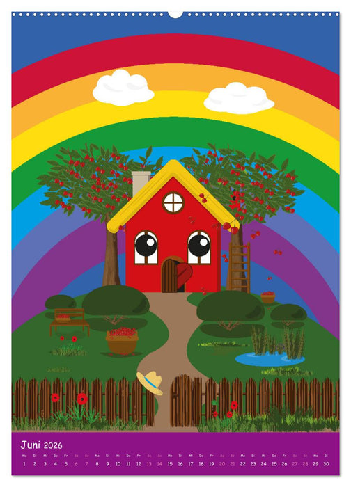 Häuschens Jahreszeiten-Abenteuer (CALVENDO Wandkalender 2026)