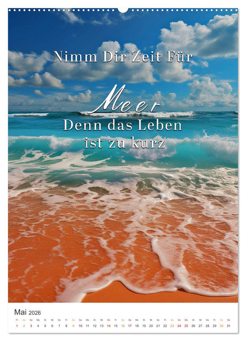 Meine Auszeit für die Seele (CALVENDO Premium Wandkalender 2026)