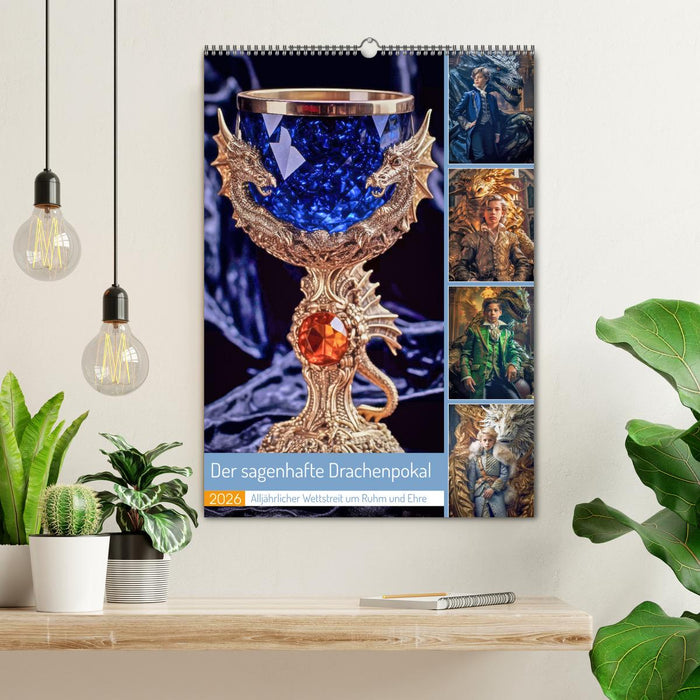 Der sagenhafte Drachenpokal (CALVENDO Wandkalender 2026)