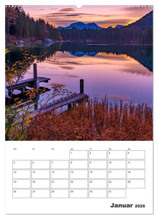 Urlaub in Oberbayern - zwischen Watzmann und Chiemsee (CALVENDO Premium Wandkalender 2026)
