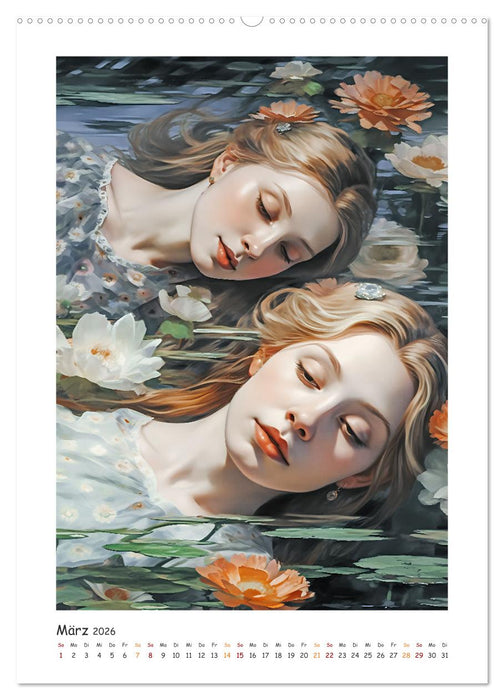 Das Lied der Wassernymphen (CALVENDO Wandkalender 2026)