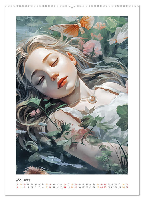 Das Lied der Wassernymphen (CALVENDO Wandkalender 2026)