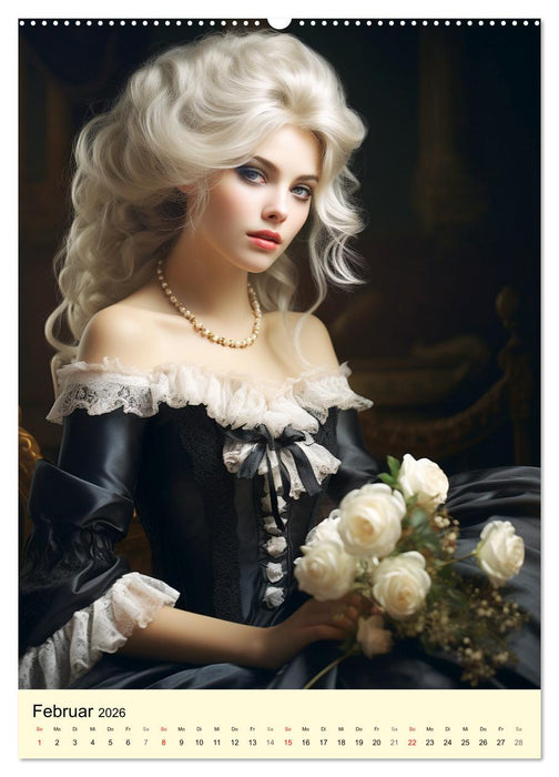 Barocke Romantik. Anmut und Grazie im 17. Jahrhundert (CALVENDO Premium Wandkalender 2026)