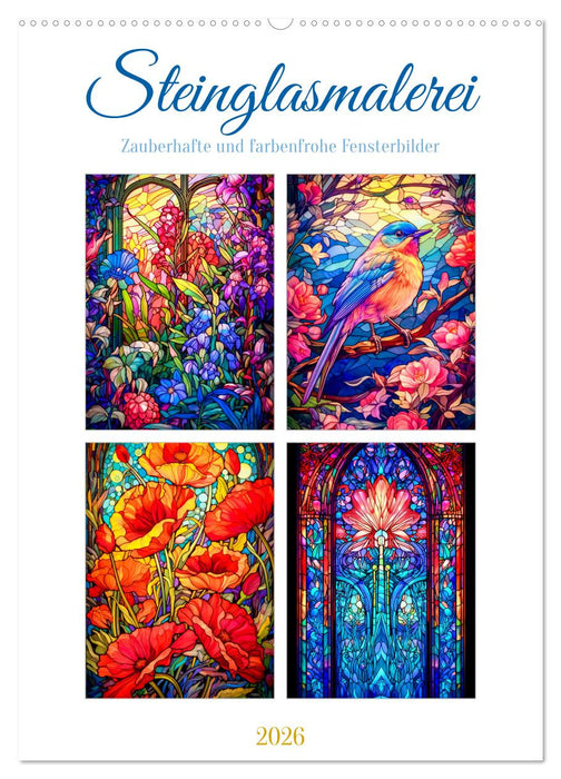 Steinglasmalerei (CALVENDO Wandkalender 2026)