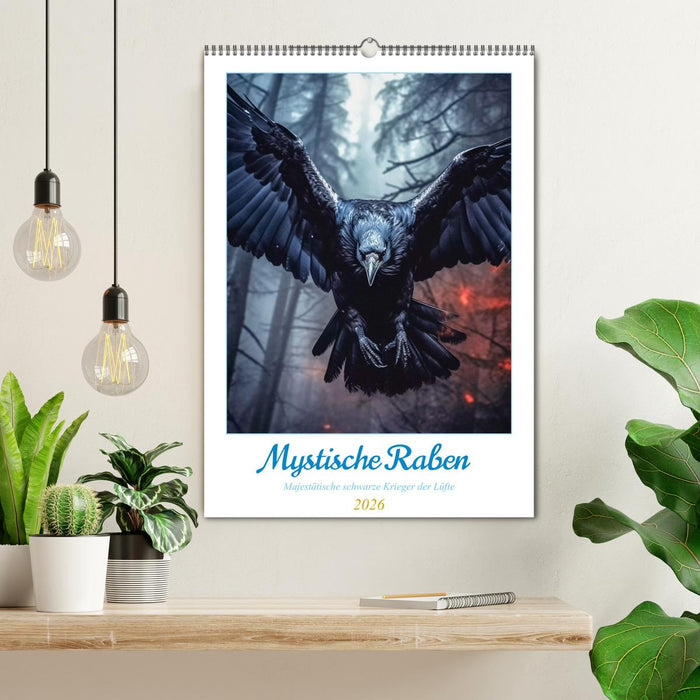 Mystische Raben (CALVENDO Wandkalender 2026)