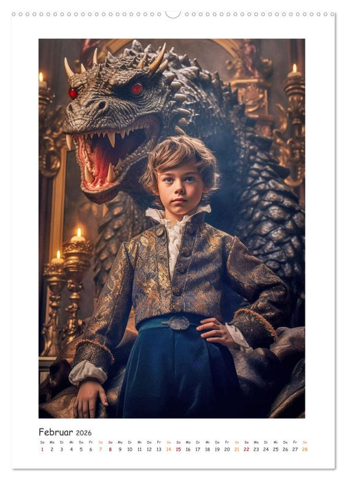Der sagenhafte Drachenpokal (CALVENDO Premium Wandkalender 2026)