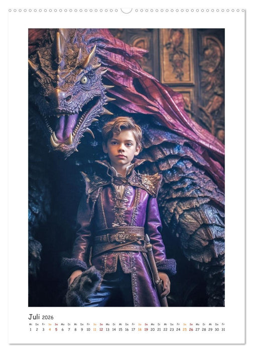 Der sagenhafte Drachenpokal (CALVENDO Premium Wandkalender 2026)