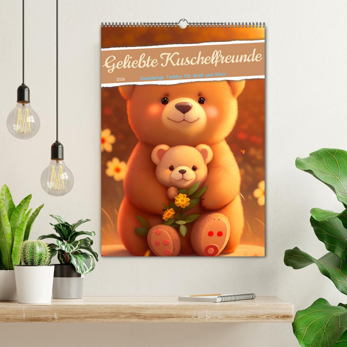 Knuddelige Kuschelfreunde (CALVENDO Wandkalender 2026)