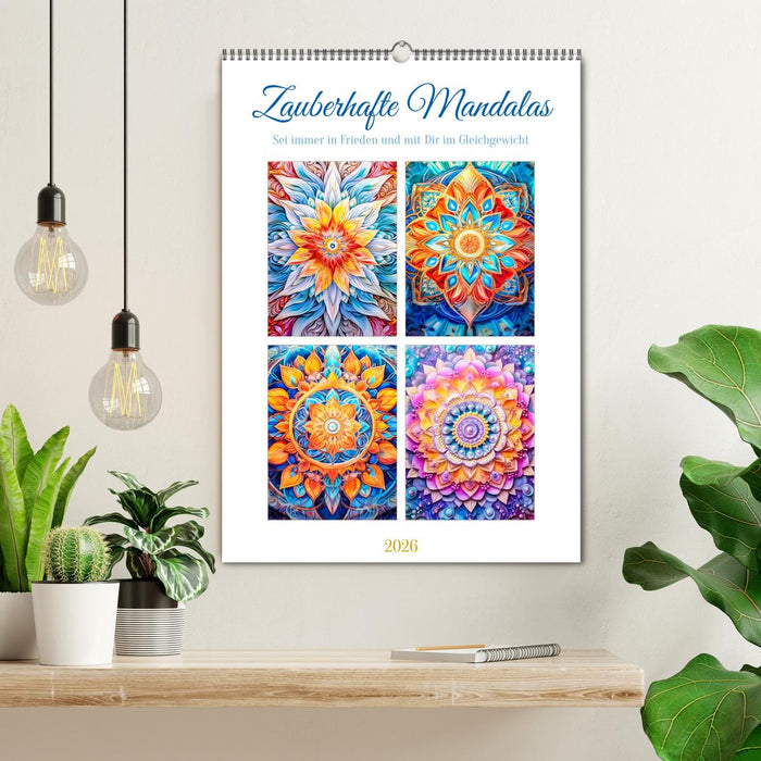 Zauberhafte Mandalas (CALVENDO Wandkalender 2026)