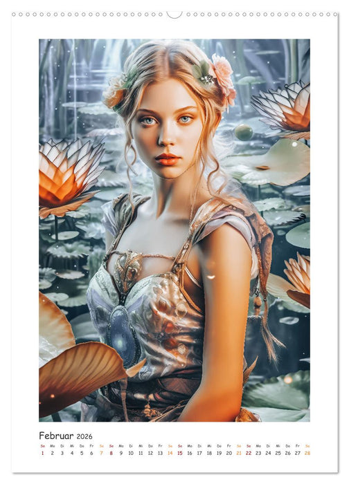 Das Lied der Wassernymphen (CALVENDO Premium Wandkalender 2026)