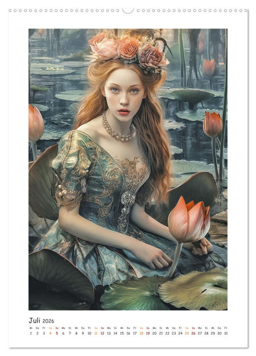 Das Lied der Wassernymphen (CALVENDO Premium Wandkalender 2026)