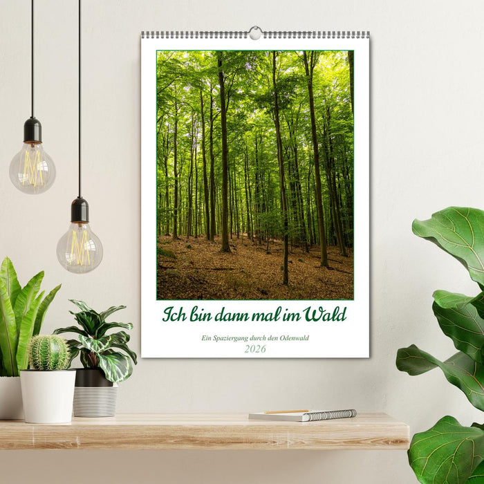 Ich bin dann mal im Wald (CALVENDO Wandkalender 2026)