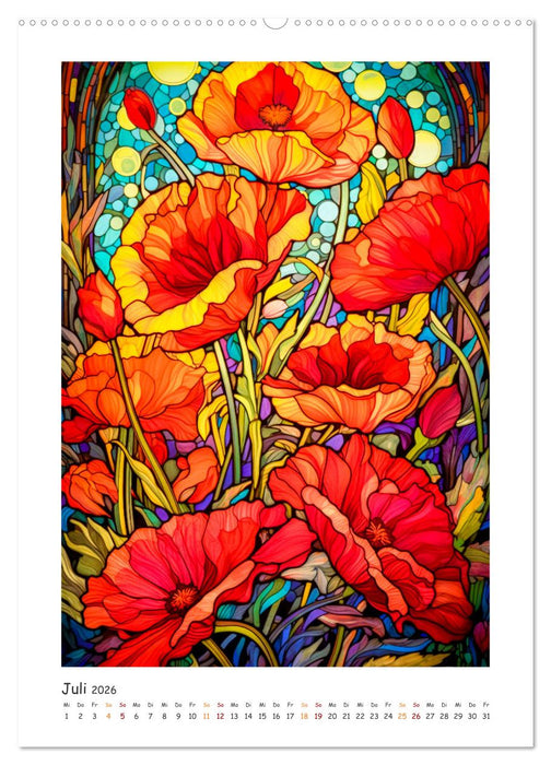 Steinglasmalerei (CALVENDO Premium Wandkalender 2026)