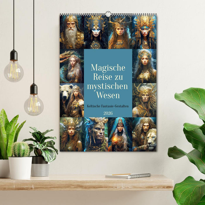 Magische Reise zu mystischen Wesen. Keltische Fantasie-Gestalten (CALVENDO Wandkalender 2026)