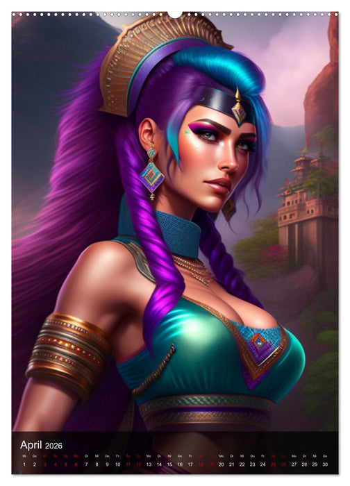 Schöne Kriegerinnen (CALVENDO Wandkalender 2026)