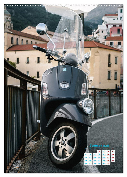 Die Liebe zur Vespa (CALVENDO Premium Wandkalender 2026)
