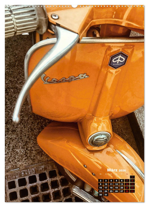 Die Liebe zur Vespa (CALVENDO Premium Wandkalender 2026)