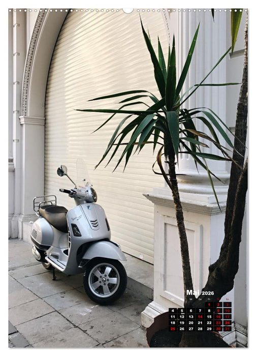 Die Liebe zur Vespa (CALVENDO Premium Wandkalender 2026)