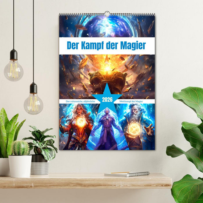 Der Kampf der Magier (CALVENDO Wandkalender 2026)