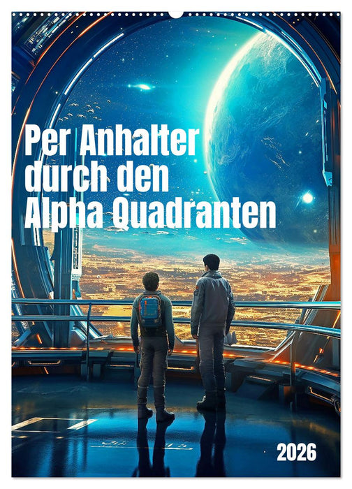 Per Anhalter durch den Alpha Quadranten (CALVENDO Wandkalender 2026)