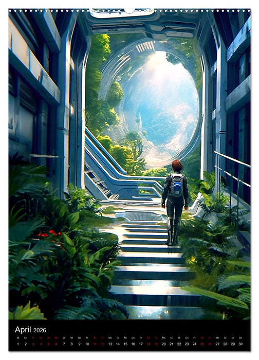 Per Anhalter durch den Alpha Quadranten (CALVENDO Wandkalender 2026)