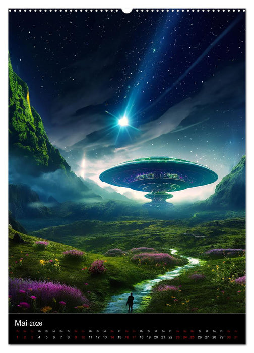 Per Anhalter durch den Alpha Quadranten (CALVENDO Wandkalender 2026)