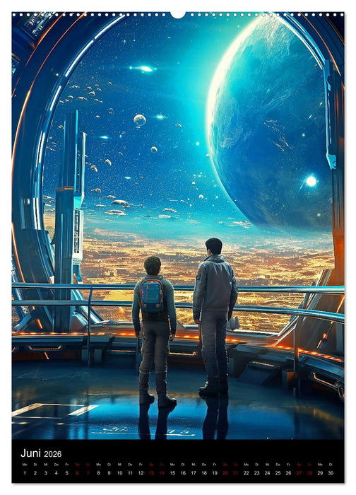 Per Anhalter durch den Alpha Quadranten (CALVENDO Wandkalender 2026)