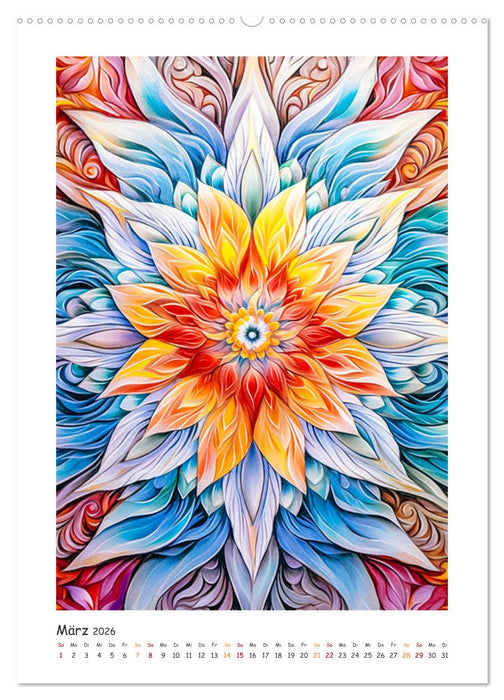 Zauberhafte Mandalas (CALVENDO Premium Wandkalender 2026)