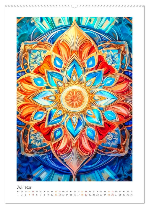 Zauberhafte Mandalas (CALVENDO Premium Wandkalender 2026)