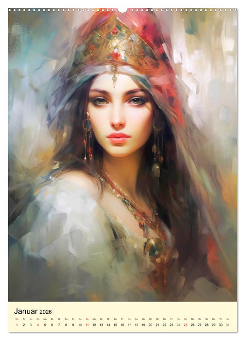 Osmanen-Fantasy. Figuren eines Weltreichs im Mittelalter (CALVENDO Wandkalender 2026)