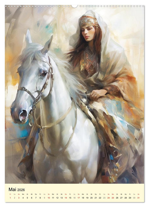 Osmanen-Fantasy. Figuren eines Weltreichs im Mittelalter (CALVENDO Wandkalender 2026)