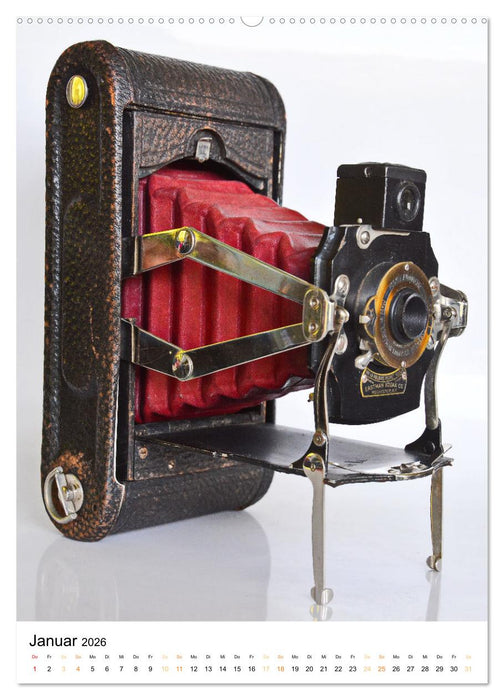 Balgenkameras - Analoge Fotoapparate mit Charme (CALVENDO Premium Wandkalender 2026)