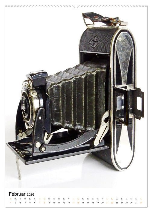 Balgenkameras - Analoge Fotoapparate mit Charme (CALVENDO Premium Wandkalender 2026)