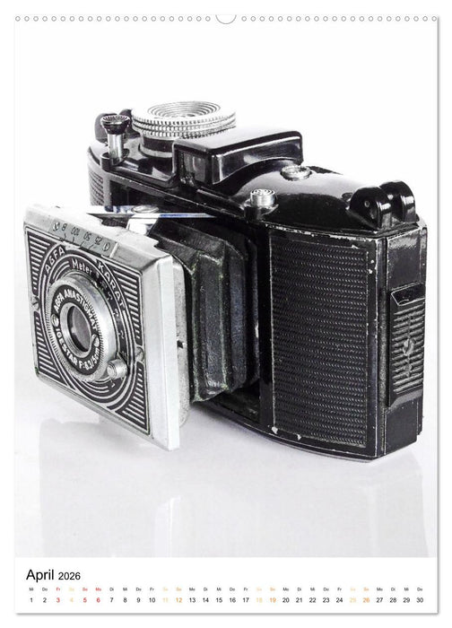 Balgenkameras - Analoge Fotoapparate mit Charme (CALVENDO Premium Wandkalender 2026)
