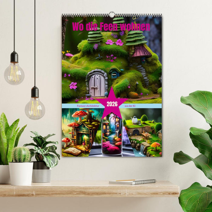 Wo die Feen wohnen (CALVENDO Wandkalender 2026)