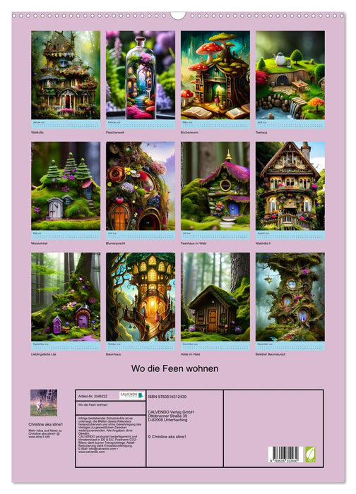 Wo die Feen wohnen (CALVENDO Wandkalender 2026)