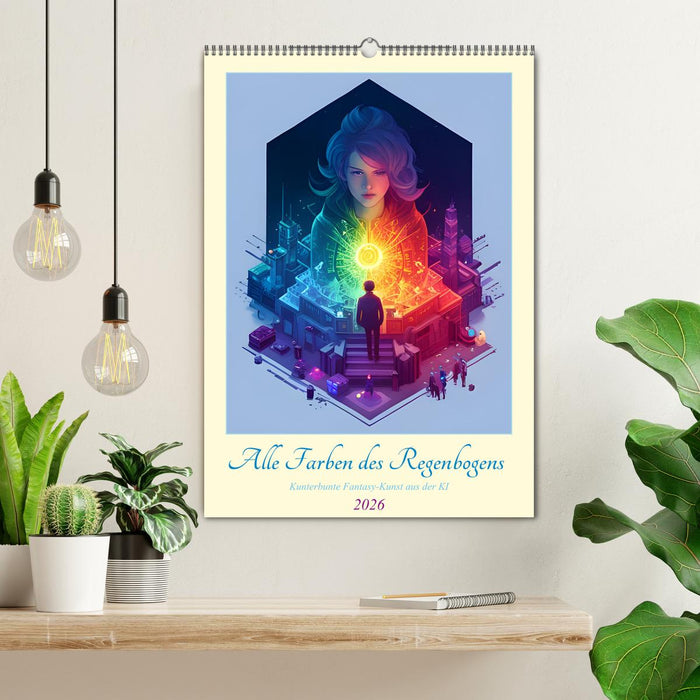 Alle Farben des Regenbogens (CALVENDO Wandkalender 2026)