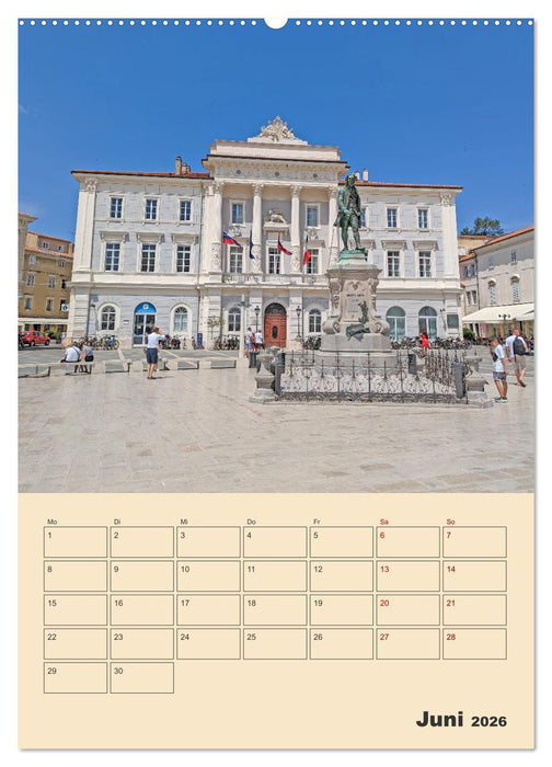 Piran, Sloweniens Perle am Mittelmeer (CALVENDO Wandkalender 2026)
