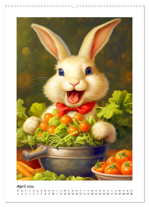 Bauernhof. Verrücktes Landleben mit lustigen Tieren (CALVENDO Wandkalender 2026)