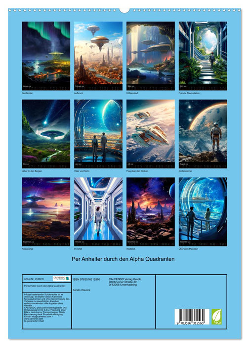 Per Anhalter durch den Alpha Quadranten (CALVENDO Premium Wandkalender 2026)