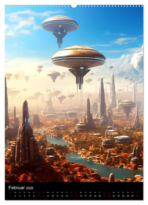 Per Anhalter durch den Alpha Quadranten (CALVENDO Premium Wandkalender 2026)