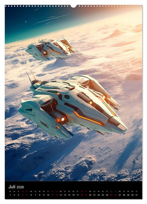 Per Anhalter durch den Alpha Quadranten (CALVENDO Premium Wandkalender 2026)