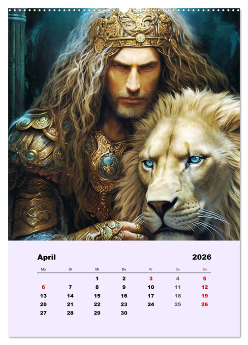 Magische Reise zu mystischen Wesen. Keltische Fantasie-Gestalten (CALVENDO Premium Wandkalender 2026)