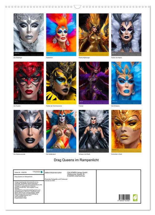 Drag Queens im Rampenlicht (CALVENDO Wandkalender 2026)
