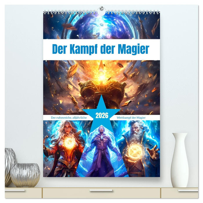 Der Kampf der Magier (CALVENDO Premium Wandkalender 2026)