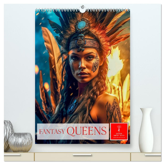 Fantasy Queens (CALVENDO Premium Wandkalender 2026)