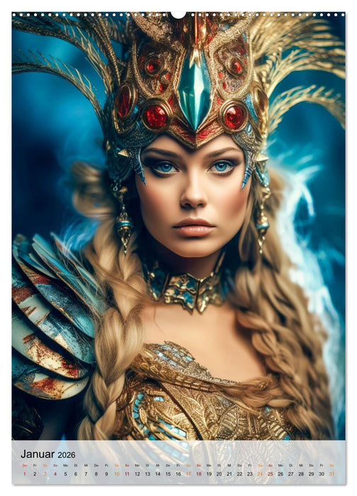 Fantasy Queens (CALVENDO Premium Wandkalender 2026)