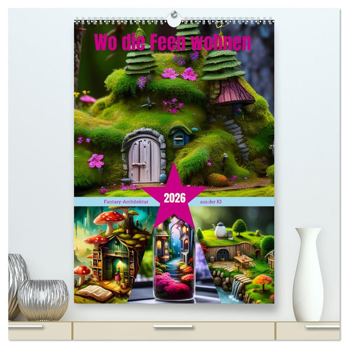 Wo die Feen wohnen (CALVENDO Premium Wandkalender 2026)