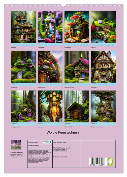 Wo die Feen wohnen (CALVENDO Premium Wandkalender 2026)